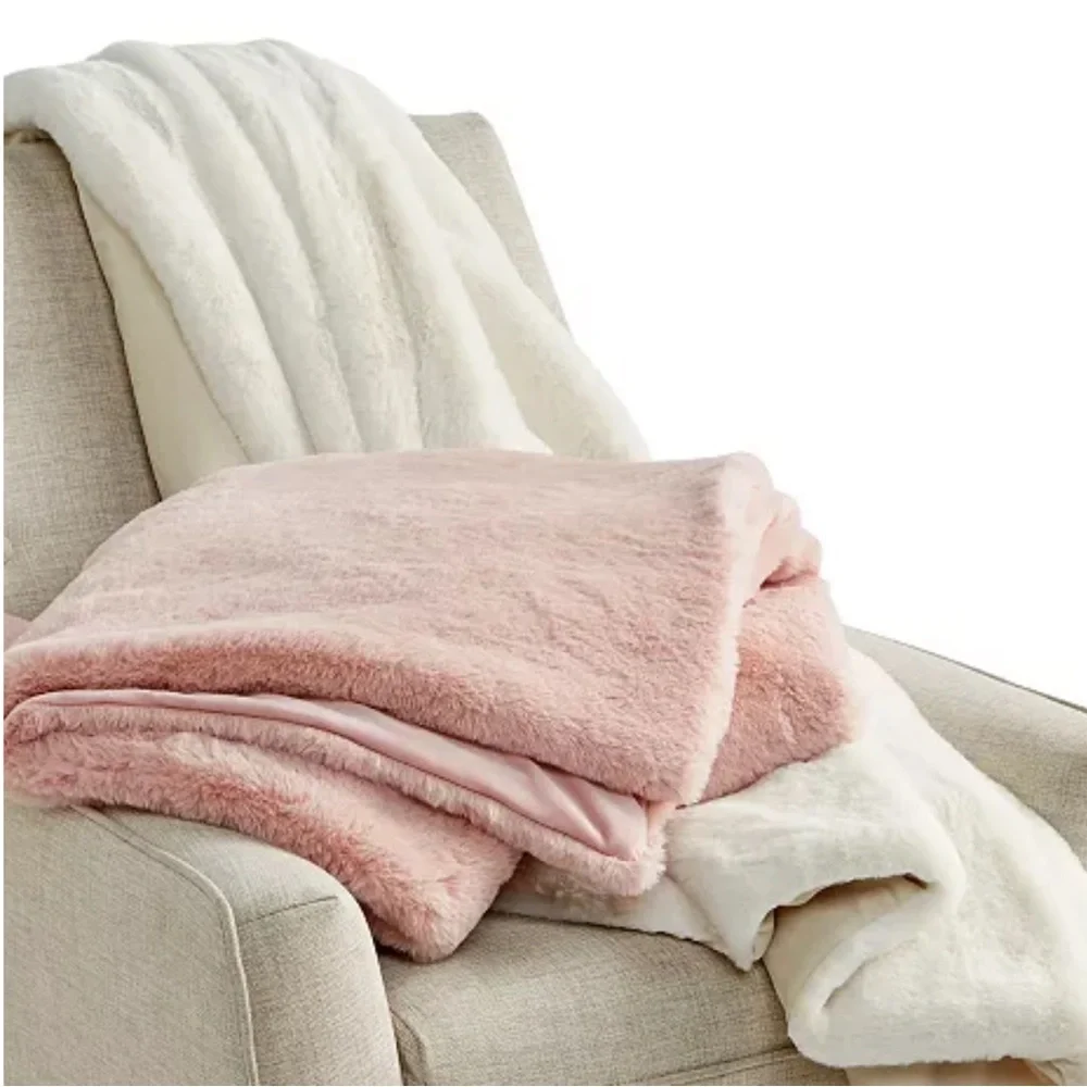 🧡 Martha Stewart Collection Faux-Fur Reversible 50